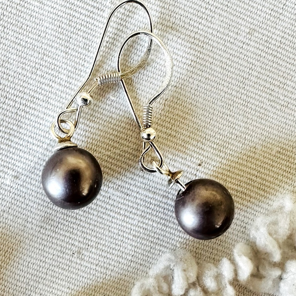Pewter earrings